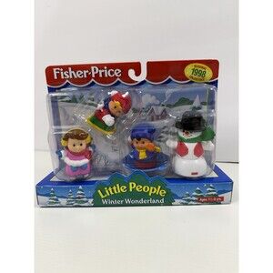 Fisher-Price Little People Winter Wonderland Seasonal Collectible Set (NWT)